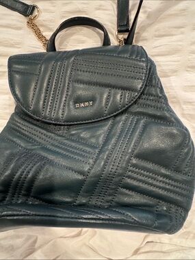 dkny nappa leather mini backpack Woman Lady Anne Vogue DimGray Ankobags DKNY Women's Backpacks for sale